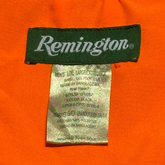 Remington Vibrant Orange Quilted Hunting Vest Size L/XL - Picture 4 of 8